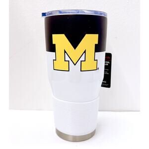 NEW! Michigan Stainless Steel Tumbler 30oz. Insulated Hot-Cold Drink Logo brands